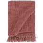 Burgundy cotton blanket 125x150 cm by vidaXL, Blankets - Ref: Foro24-133755, Price: 24,26 €, Discount: %