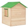 Grünes Kinderspielhaus aus Holz von vidaXL, Kinderhäuser - Ref: Foro24-91791, Preis: 317,87 €, Rabatt: %