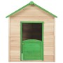 Grünes Kinderspielhaus aus Holz von vidaXL, Kinderhäuser - Ref: Foro24-91791, Preis: 317,87 €, Rabatt: %