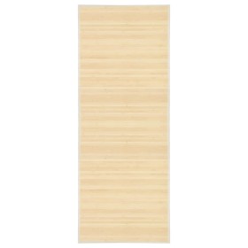 Natural color bamboo rug 80x200 cm by vidaXL, Rugs - Ref: Foro24-247198, Price: 49,33 €, Discount: %