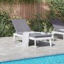 White PP lounger 186x60x29 cm by , Loungers - Ref: Foro24-364220, Price: 85,99 €, Discount: %