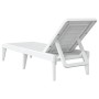 White PP lounger 186x60x29 cm by , Loungers - Ref: Foro24-364220, Price: 85,99 €, Discount: %