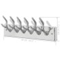 Coat racks 2 units silver aluminum by , Hat and coat racks - Ref: Foro24-278752, Price: 64,69 €, Discount: %