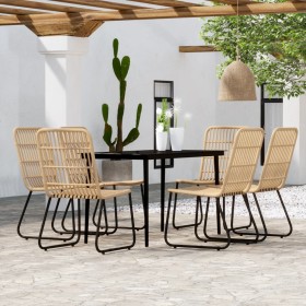 Garden dining set 7 pieces oak color by , Garden sets - Ref: Foro24-3099176, Price: 839,99 €, Discount: %