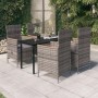 5-teiliges Garten-Essset mit grauen Kissen von , Gartensets - Ref: Foro24-3099433, Preis: 777,99 €, Rabatt: %