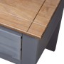 Solid pine wood bedside table in Panama gray, 46x40x57 cm by vidaXL, Nightstands - Ref: Foro24-282692, Price: 38,32 €, Discou...