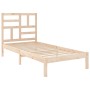 Solid wood bed frame 90x190 cm by , Beds and slatted bases - Ref: Foro24-3105915, Price: 80,48 €, Discount: %