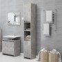 Concrete gray engineered wood 3-piece bathroom furniture set by , Bathroom furniture - Ref: Foro24-3056938, Price: 159,37 €, ...