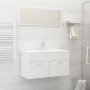 Juego de muebles de baño madera de ingeniería blanco de , Muebles de baño - Ref: Foro24-3070883, Precio: 255,19 €, Descuento: %