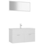 Juego de muebles de baño madera de ingeniería blanco de , Muebles de baño - Ref: Foro24-3070883, Precio: 255,19 €, Descuento: %