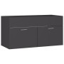 Gray engineered wood cabinet with sink by , bathroom vanities - Ref: Foro24-3071290, Price: 281,28 €, Discount: %