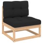 5-piece garden furniture set with solid pine wood cushions by , Garden sets - Ref: Foro24-3083775, Price: 349,64 €, Discount: %