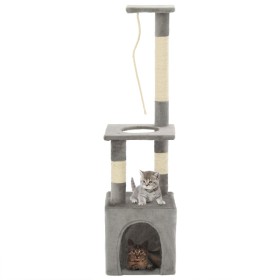 Cat scratcher with sisal scratching posts 109 cm gray by vidaXL, Cat furniture - Ref: Foro24-170602, Price: 32,62 €, Discount: %