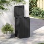 Anthracite gray PP outdoor trash can 38x38x65 cm by , Garbage cans and trash cans - Ref: Foro24-364224, Price: 144,99 €, Disc...