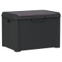 Garden storage box with anthracite PP seat cushion 125 L by , Outdoor storage boxes - Ref: Foro24-364211, Price: 89,99 €, Dis...