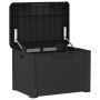 Garden storage box with anthracite PP seat cushion 125 L by , Outdoor storage boxes - Ref: Foro24-364211, Price: 89,99 €, Dis...