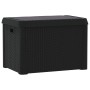 Garden storage box with anthracite PP seat cushion 125 L by , Outdoor storage boxes - Ref: Foro24-364211, Price: 89,69 €, Dis...