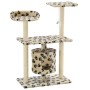 Katzenkratzbaum mit Sisalstamm 95 cm beige Drucke von vidaXL, Katzenmöbel - Ref: Foro24-170515, Preis: 56,18 €, Rabatt: %