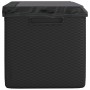 Garden storage box with anthracite PP seat cushion 350 L by , Outdoor storage boxes - Ref: Foro24-364213, Price: 163,01 €, Di...