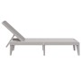 Gray PP lounger 186x60x29 cm by , Loungers - Ref: Foro24-364218, Price: 77,85 €, Discount: %