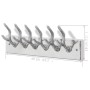 Coat racks 4 units silver aluminum by , Hat and coat racks - Ref: Foro24-278753, Price: 121,35 €, Discount: %