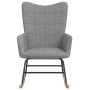 Light Gray Fabric Rocking Chair by , Rocking chairs - Ref: Foro24-328007, Price: 122,99 €, Discount: %