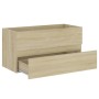 Sonoma oak engineered wood vanity unit with sink by , bathroom vanities - Ref: Foro24-3071651, Price: 281,69 €, Discount: %