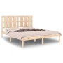 Estructura de cama de madera maciza de pino 160x200 cm de , Camas y somieres - Ref: Foro24-3105610, Precio: 134,31 €, Descuen...