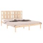 Estructura de cama de madera maciza de pino 160x200 cm de , Camas y somieres - Ref: Foro24-3105610, Precio: 134,31 €, Descuen...