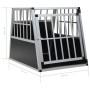 Dog cage with single door 65x91x69.5 cm by vidaXL, Dog kennels - Ref: Foro24-170664, Price: 168,48 €, Discount: %