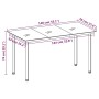 Garten-Essgruppe 7-teilig aus schwarzem PVC-Rattan von , Gartensets - Ref: Foro24-3099212, Preis: 406,33 €, Rabatt: %