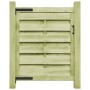 Puerta de valla madera de pino impregnada verde 100x100 cm de vidaXL, Puertas de jardín - Ref: Foro24-45315, Precio: 66,99 €,...