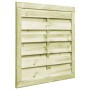 Puerta de valla madera de pino impregnada verde 100x100 cm de vidaXL, Puertas de jardín - Ref: Foro24-45315, Precio: 66,99 €,...