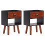 VidaXL Nightstands 2 units solid acacia wood 40x30x57 cm by vidaXL, Nightstands - Ref: Foro24-243177, Price: 116,18 €, Discou...