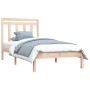 Estructura de cama madera maciza 90x190 cm de , Camas y somieres - Ref: Foro24-3105215, Precio: 81,93 €, Descuento: %