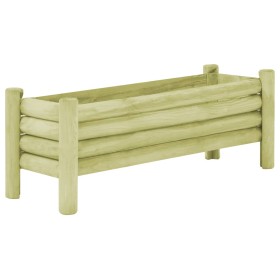 Arriate de madera de pino impregnada 120x40x42 cm de vidaXL, Maceteros y jardineras - Ref: Foro24-45175, Precio: 58,99 €, Des...