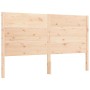 Bed frame with solid wood headboard 160x200 cm by , Beds and slatted bases - Ref: Foro24-3192761, Price: 179,82 €, Discount: %