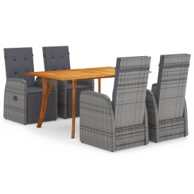 5-piece gray garden dining set by , Garden sets - Ref: Foro24-3072148, Price: 850,91 €, Discount: %