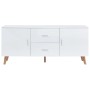 Weißes MDF-Sideboard 160x40x70 cm von vidaXL, Sideboards - Ref: Foro24-247305, Preis: 192,99 €, Rabatt: %