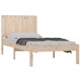 Estructura de cama madera maciza de pino 90x190 cm de , Camas y somieres - Ref: Foro24-3104378, Precio: 84,99 €, Descuento: %