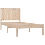 Estructura de cama madera maciza de pino 90x190 cm de , Camas y somieres - Ref: Foro24-3104378, Precio: 84,99 €, Descuento: %