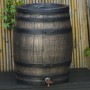 Nature Brown Wood Grain Rain Barrel 120 L 50.5x66 cm by Nature, rain barrels - Ref: Foro24-428533, Price: 202,74 €, Discount: %