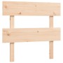 Bed frame with solid wood headboard by , Beds and slatted bases - Ref: Foro24-3195056, Price: 85,99 €, Discount: %