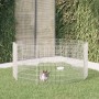 Rabbit cage 10 galvanized iron panels 54x80 cm by , Cages and habitats for small animals - Ref: Foro24-171579, Price: 49,95 €...