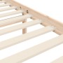 Bed frame with solid wood headboard 140x200 cm by , Beds and slatted bases - Ref: Foro24-3194766, Price: 140,46 €, Discount: %