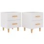 Nightstands 2 units white color 40x35x47.5 cm by vidaXL, Nightstands - Ref: Foro24-811971, Price: 80,80 €, Discount: %