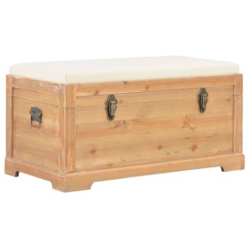 Storage chest with cushion 80x40x40 cm MDF by vidaXL, Storage trunks - Ref: Foro24-280033, Price: 220,63 €, Discount: %