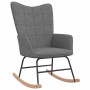 Dark gray fabric rocking chair by , Rocking chairs - Ref: Foro24-328008, Price: 124,57 €, Discount: %