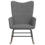 Dark gray fabric rocking chair by , Rocking chairs - Ref: Foro24-328008, Price: 121,87 €, Discount: %