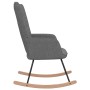 Dark gray fabric rocking chair by , Rocking chairs - Ref: Foro24-328008, Price: 121,87 €, Discount: %